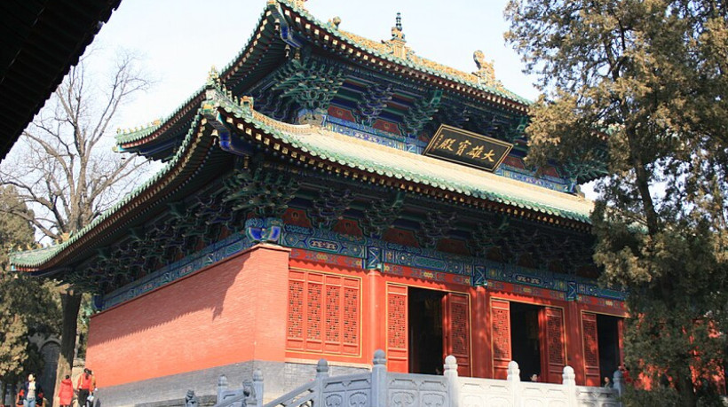 Foto do Templo Shaolin, onde teria nascido o kung fu e o budismo zen, em Xinzheng, China. O abade Shi Yongxin está sendo afastado da liderança do templo