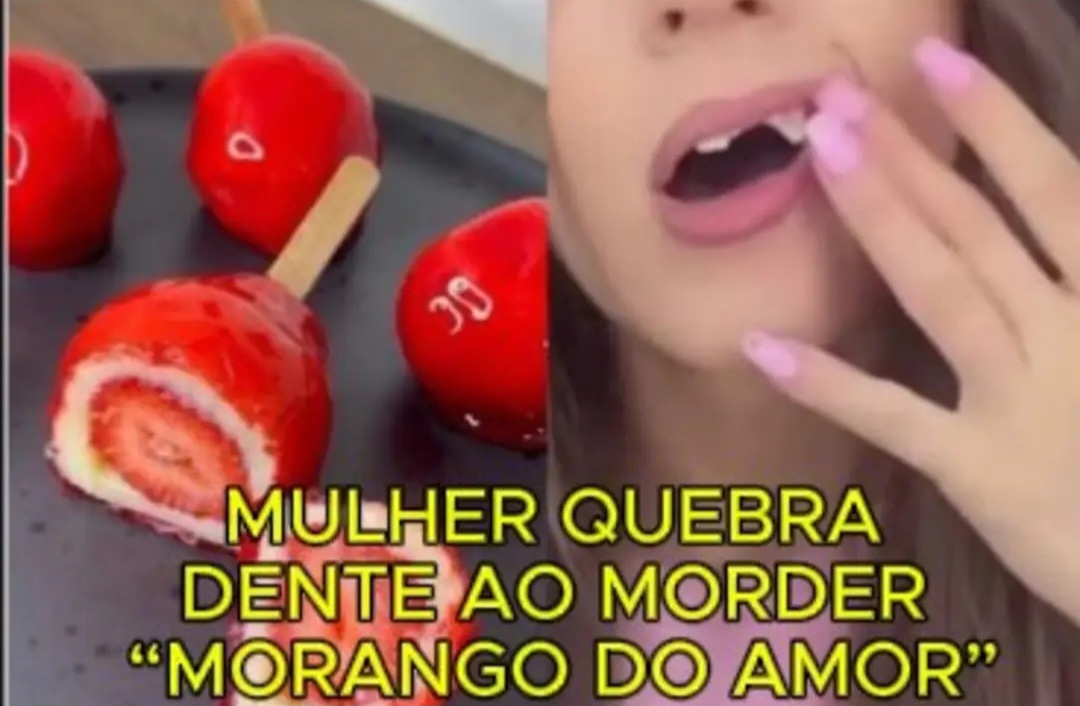 Só que já tem gente errando no ponto do caramelo que reveste o bombom. Ficou muito duro. Houve casos em que pessoas quebraram os dentes. E vários posts e memes estão nas redes sociais.