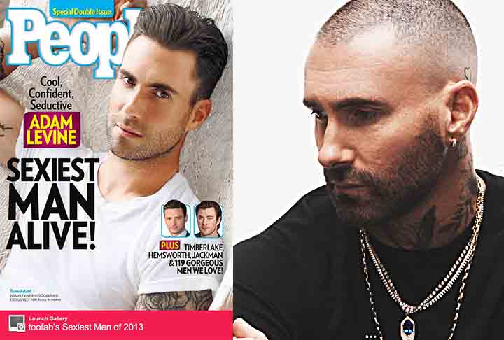 2013 — Adam Levine: Vocalista da banda Maroon 5, Adam Levine nasceu em 18 de março de 1979. Ele também já foi jurado do The Voice, de 2011 a 2019, e atuou em filmes como Mesmo Se Nada Der Certo, de 2013.