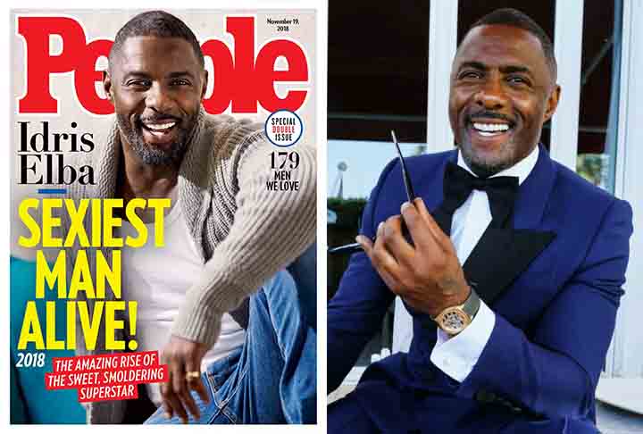 2018 — Idris Elba: Um dos maiores galãs britânicos da atualidade, Elba já estrelou diversas produções famosas de Hollywood. Em 2025, atuou no longa de ação Chefes de Estado. Nasceu em 6 de setembro de 1972.