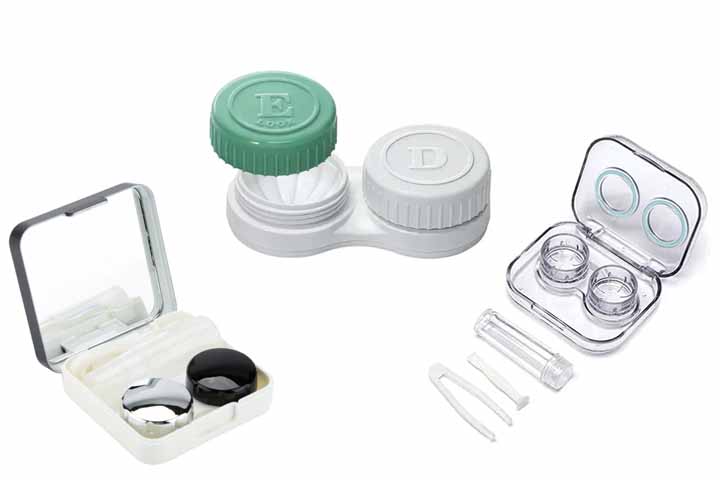 O estojo das lentes também deve ser limpo regularmente, utilizando a mesma solução empregada na higienização das lentes. Ele deve ser enxaguado e deixado secar naturalmente para evitar a proliferação de bactérias.