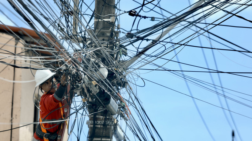 Atuação de serviços na fiação de Fortaleza 