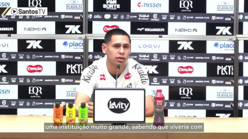 Gustavo Caballero cita Neymar como motivação no Santos