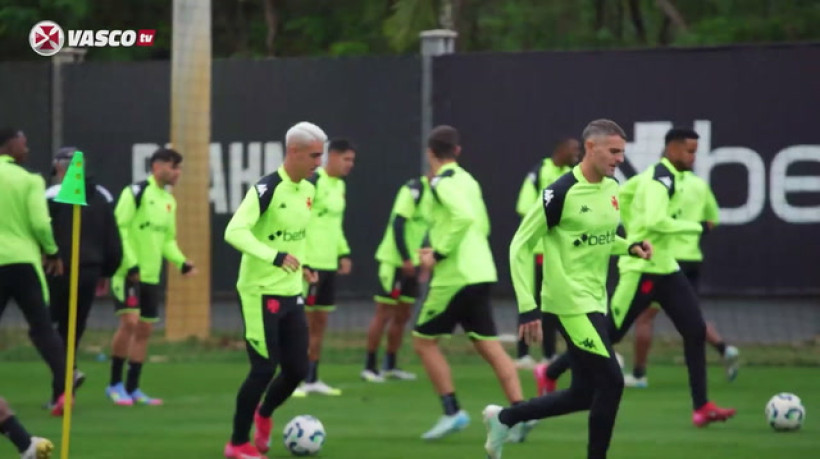Vasco treina pela última vez antes de viagem a Alagoas