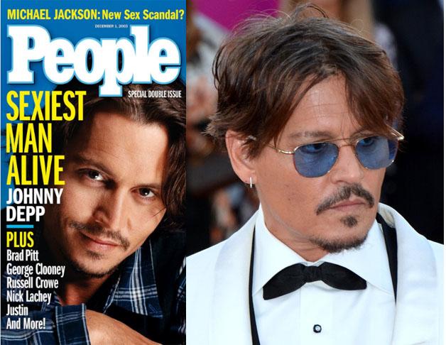 2003 — Johnny Depp: Eterno Jack Sparrow, Depp nasceu em 9 de junho de 1963. Após períodos de turbulência enfrentando a ex-mulher na justiça, voltou aos cinemas em 2023 no filme A Favorita do Rei, no qual interpretou o rei Luís XIV.