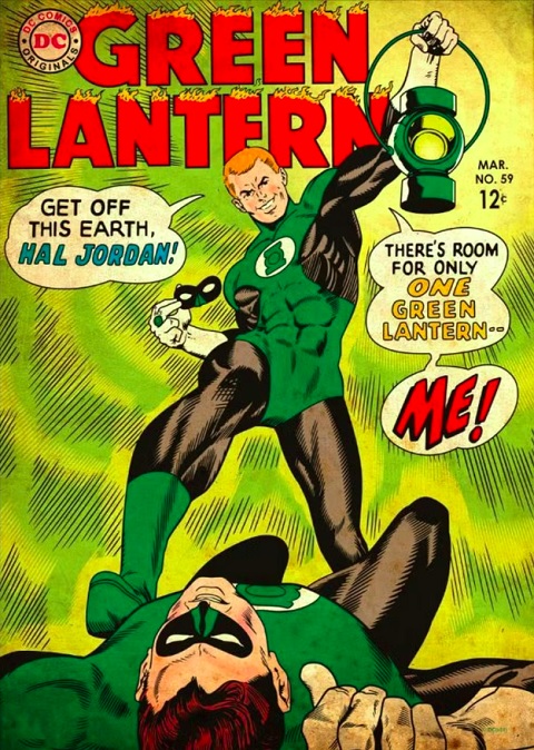 Lanterna Verde (Guy Gardner): Criado em 1968 por John Broome e Gil Kane, Guy Gardner foi apresentado como uma possível substituição de Hal Jordan no papel de Lanterna Verde.