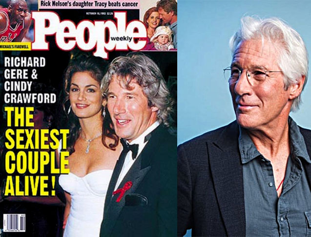 1993 — Richard Gere: Nascido em 31 de agosto de 1949, Gere segue atuando em produções independentes e dramas. Atualmente, estrela a série A Agência, da Paramount+.