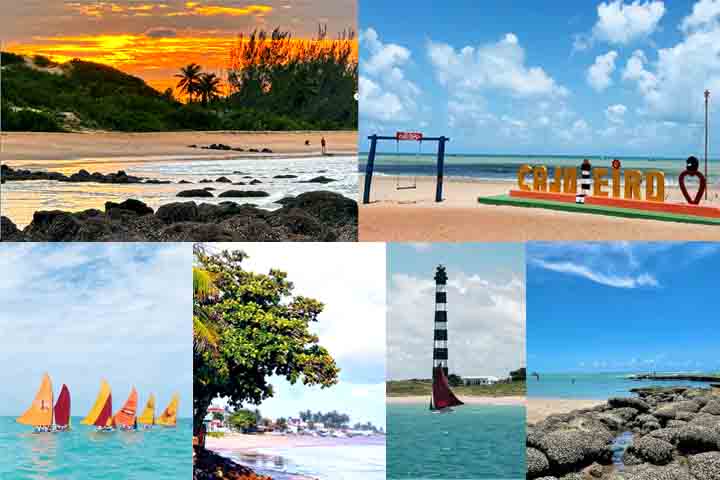 O curto litoral piauiense oferece belas praias aos visitantes. Ele é dividido entre as praias das cidades de Luís Correia e de Cajueiro da Praia. 
