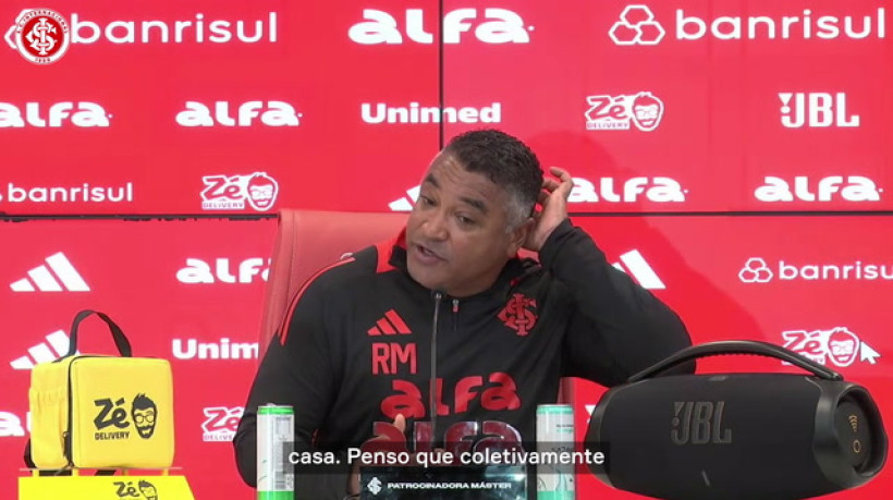 Roger Machado admite Inter abaixo, mas diz que 'nada está definido'