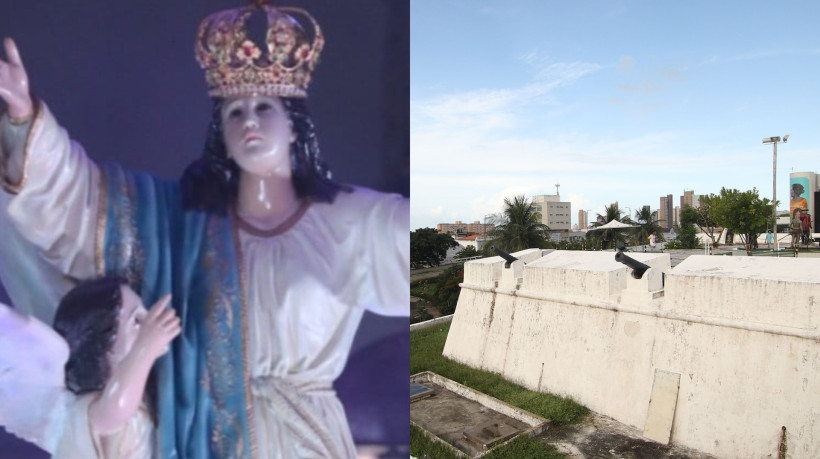 No dia 15 de agosto é celebrada Nossa Senhora da Assunção, que é homenageada em ponto histórico de Fortaleza