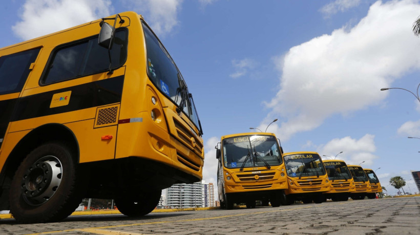 Imagem de apoio ilustrativo. Transportes escolares do Governo Federal
