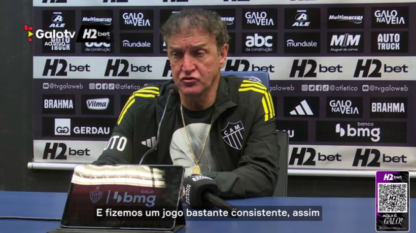 Cuca destaca consistência do Galo no Maracanã: 'Merecemos vencer'