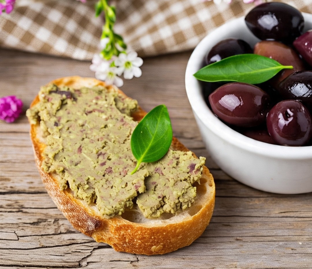 O patê de azeitona é uma ótima sugestão para quem aprecia sabores mais salgados e marcantes. Feito com azeitonas pretas ou verdes trituradas, azeite e temperos, é perfeito para acompanhar pães artesanais ou como entrada em um jantar.