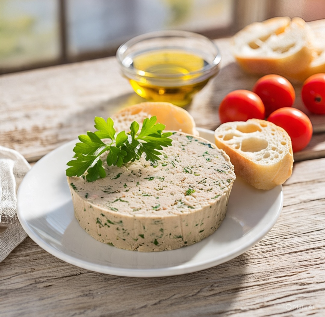 Além do creme de amendoim, o universo dos patês e pastas é muito variado e agrada a todos os gostos. Vamos começar com o patê de ervas finas; uma ótima pedida.