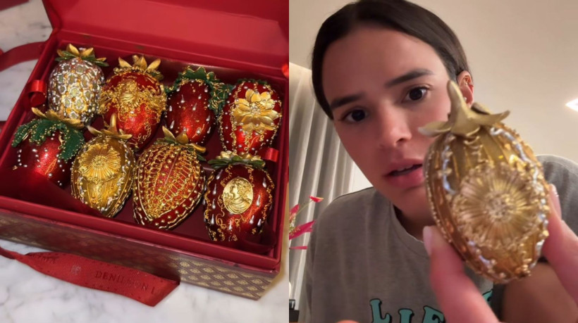 "Dá até dó de comer", disse Bruna Marquezine ao experimentar o morango do amor de luxo
