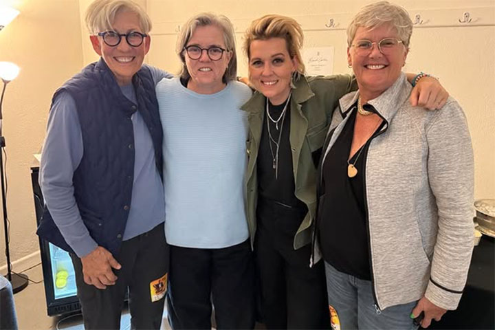 Rosie O'Donnell tem cinco filhos: Parker (30 anos), Chelsea (27 anos) e Blake (25 anos), além de Vivienne, de 22 anos (com Kelli) e Clay, de 12 anos (com Rounds).