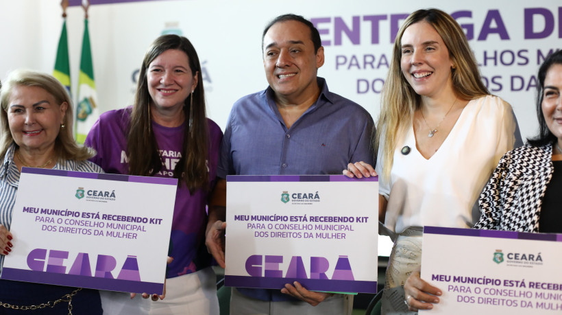 84 municípios do Ceará recebem kits para Conselhos Municipais dos Direitos da Mulher