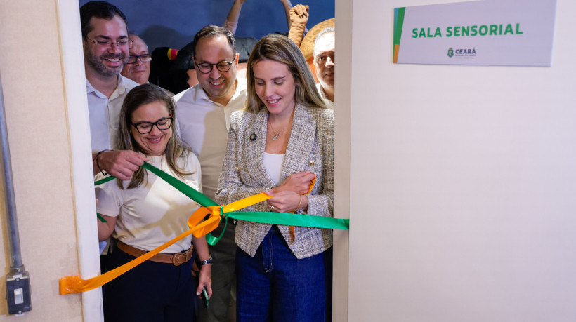 Fortaleza, CE, BR 04.08.25  - Casa do Cidadão do Shopping Iguatemi inaugura uma sala sensorial para o acolhimento de crianças em crise, com a presença da vice-governadora Jade Romero (Fco Fontenele/O POVO)