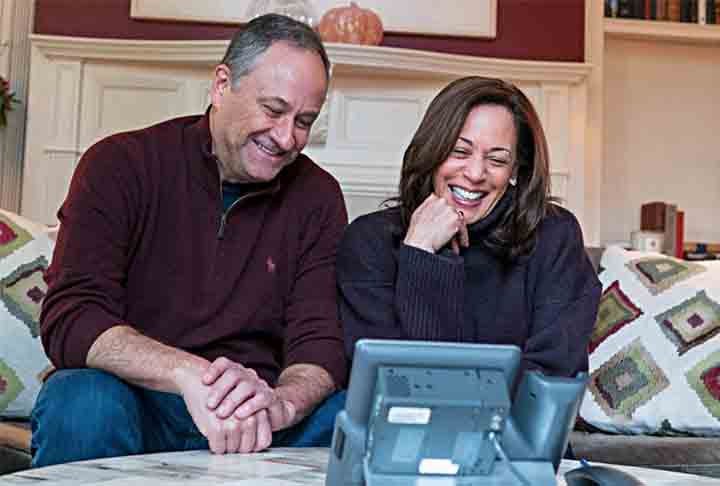  Com isso, ganhou projeção no Partido Democrata e foi eleita senadora pela Califórnia (2017–2020). E durante o seu mandato no Senado, se casou com o advogado Doug Emhoff. 