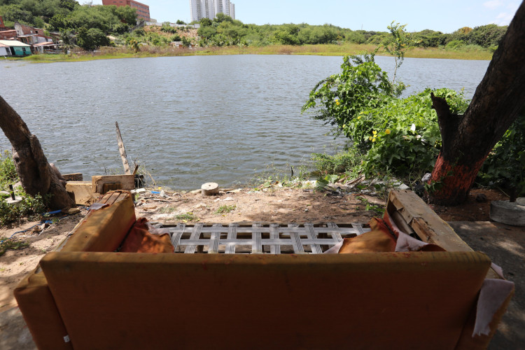 Moradores denunciam polui&ccedil;&atilde;o na Lagoa da Cidade 2000