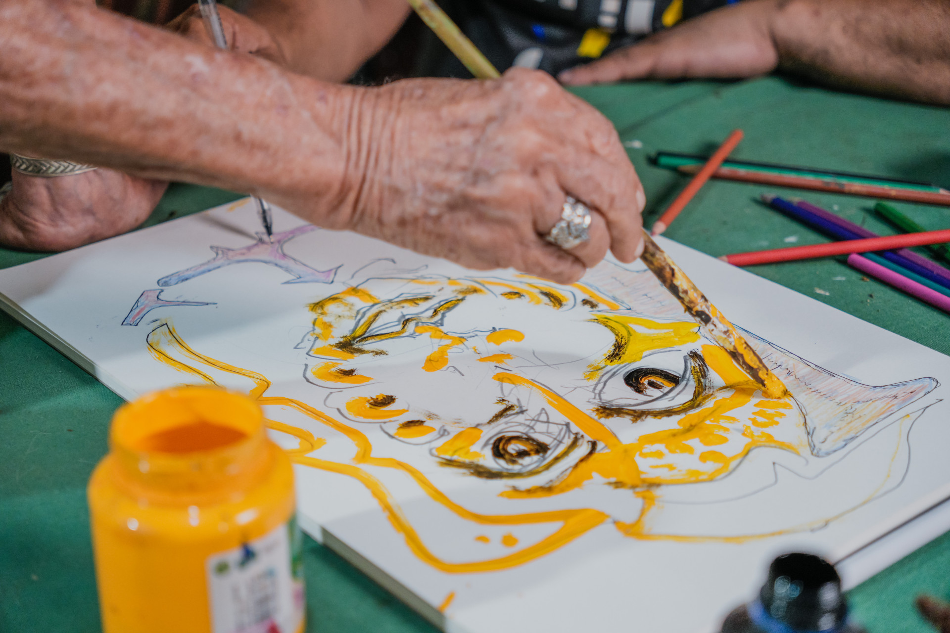 FORTALEZA-CE, BRASIL, 05-08-2025: DOM Dia do Pais. Nas fotos, Gerson Itapajé e Zé Tarcísio. (Foto: Fernanda Barros/ O Povo) (Foto: FERNANDA BARROS)