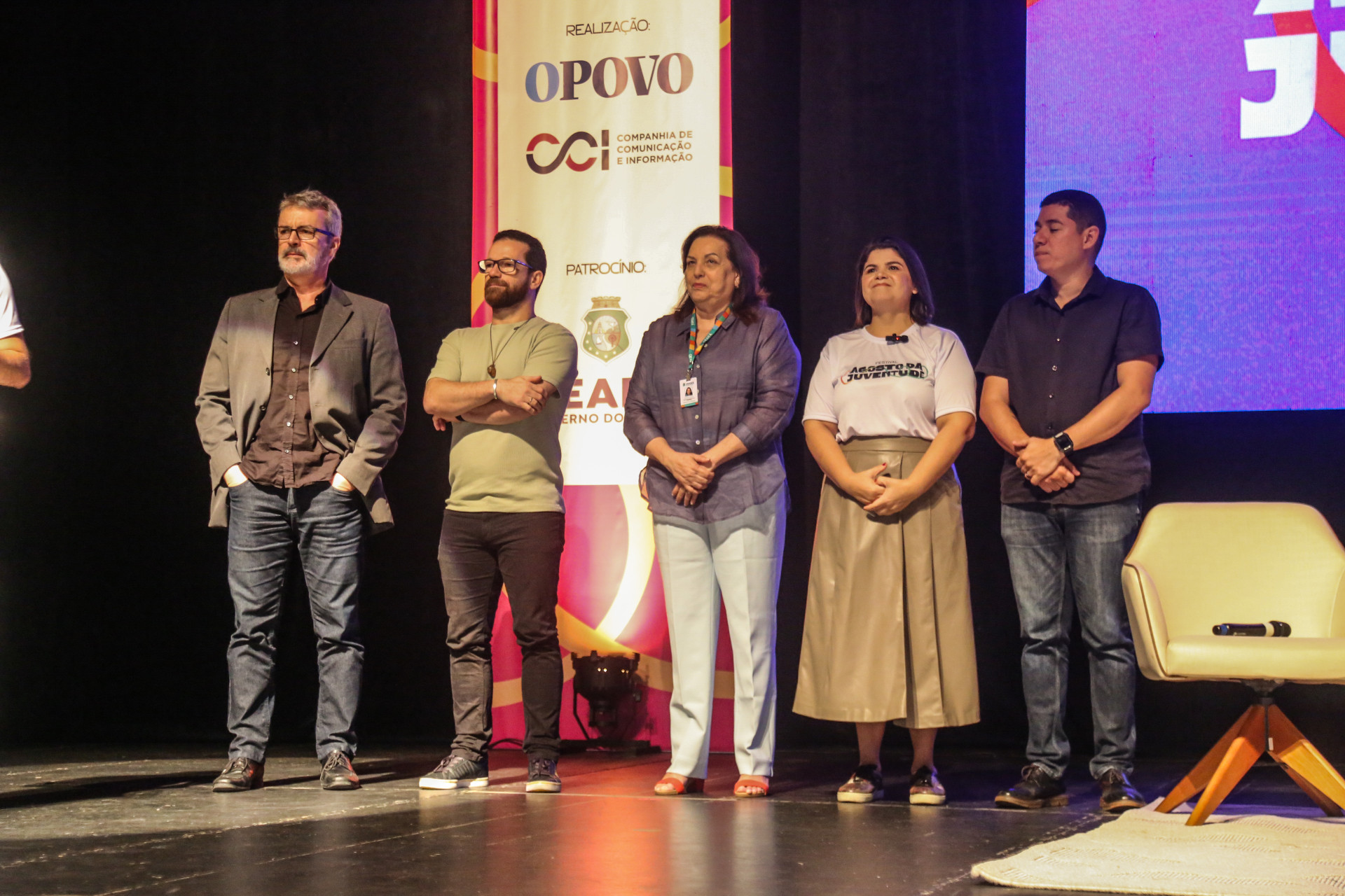 FORTALEZA-CE BRASil - 06.08.2025- Agosto da juventude da FDR no Teatro Fio Mar  ((João Filho Tavares O Povo)