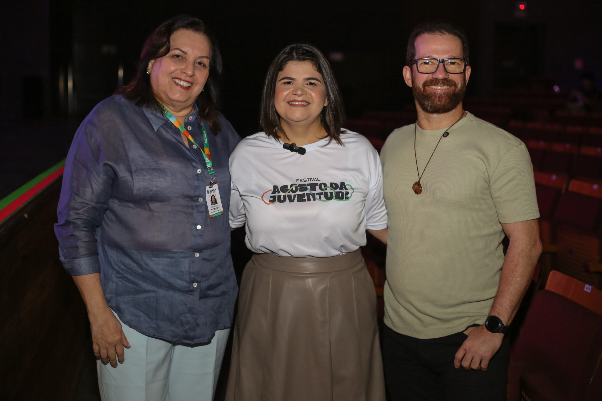 FORTALEZA-CE BRASil - 06.08.2025- Agosto da juventude da FDR no Teatro Fio Mar  ((João Filho Tavares O Povo)