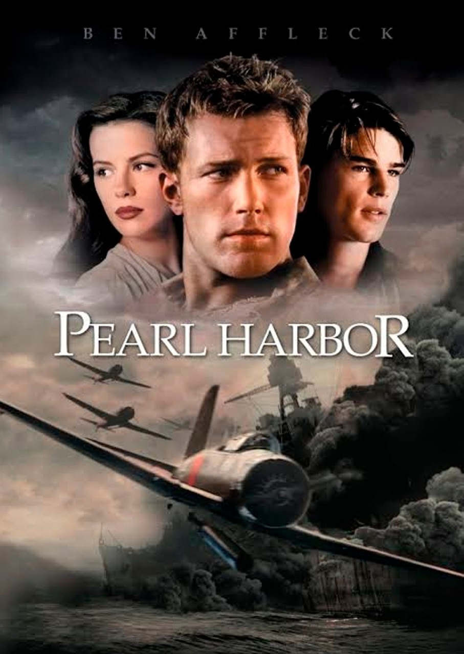 Pearl Harbour: Dirigido por Michael Bay, o filme foi lançado no Memorial Day de 2001, feriado norte-americano destinado à lembrança dos mortos a serviço militar pelos Estados Unidos.