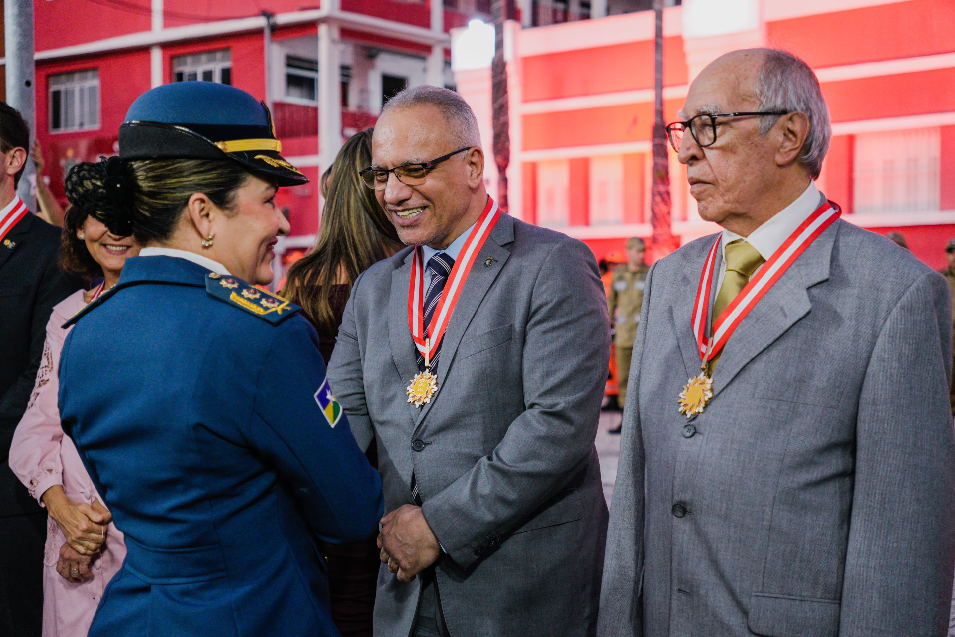 FORTALEZA-CE, BRASIL, 08-08-2025: Cerimônia de comemoração do Centenário do Corpo de Bombeiros, com a presença da autoridades e inauguração do Museu do Corpo de Bombeiros. (Foto: Fernanda Barros/ O Povo)