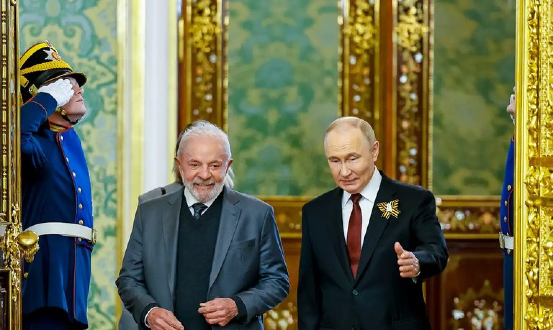 ￼LULA e Putin 
falaram por telefonema (Foto: Reprodução/Agência Gov (Ricardo Stuckert / PR))