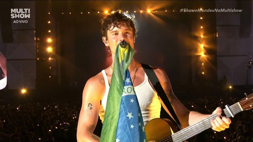 Mendes cantou no Rock in Rio em setembro de 2024. E se apresentou no Lollapalooza Brasil, em São Paulo, em março de 2025.  O cantor realizou um momento especial de brasilidade no palco, com uma versão de samba de Youth e a música Mas que nada de Jorge Ben Jor. 
Ele já havia feito shows no Brasil em 2017, 2018 e 2019. 
