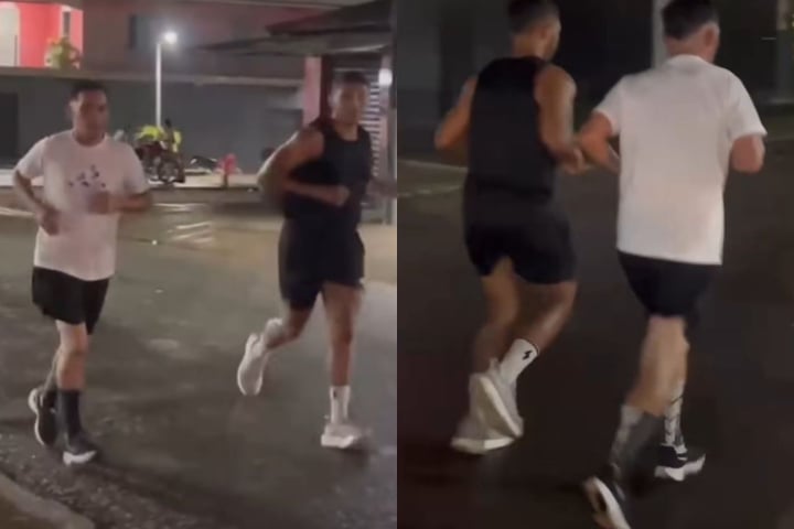 Em uma publicação no Instagram, a prefeitura da cidade destacou o início de um novo ciclo do homem, que agora aparece calçando tênis.