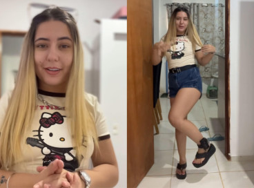 Nayra Gabrielly Oliveira Feitosa, 20, teve prisão preventiva revogada e foi solta com uso de tornozeleira 