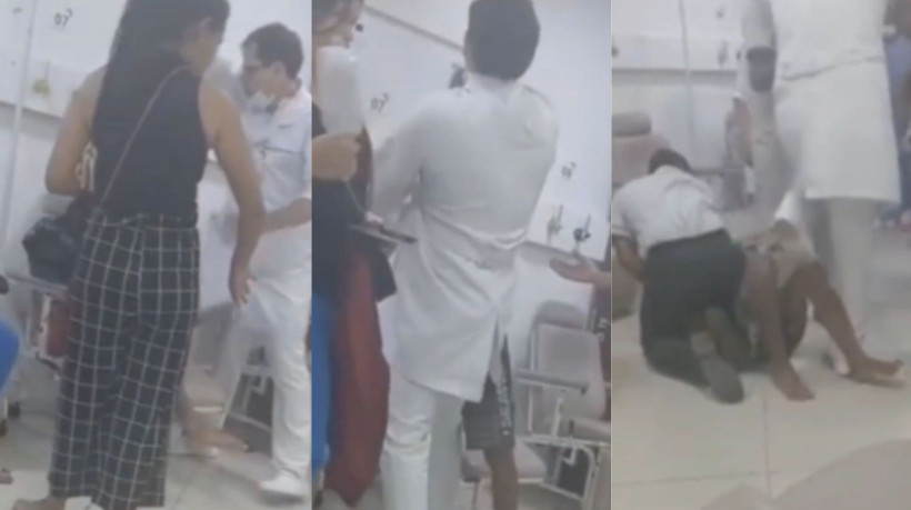 Após a agressão, o paciente saiu da unidade hospitalar sem finalizar a medicação 