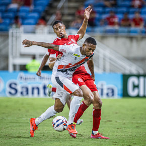 Lance do jogo América-RN x Ferroviário, na Arena das Dunas, pelo Campeonato Brasileiro Série D 2025 (Foto: Gabriel Leite/América FC)