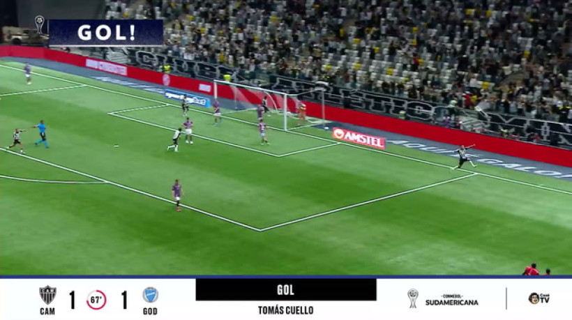 É O EMPATE DO GALO! Arana cruza, goleiro falha e Cuello marca para o Atlético na Arena MRV