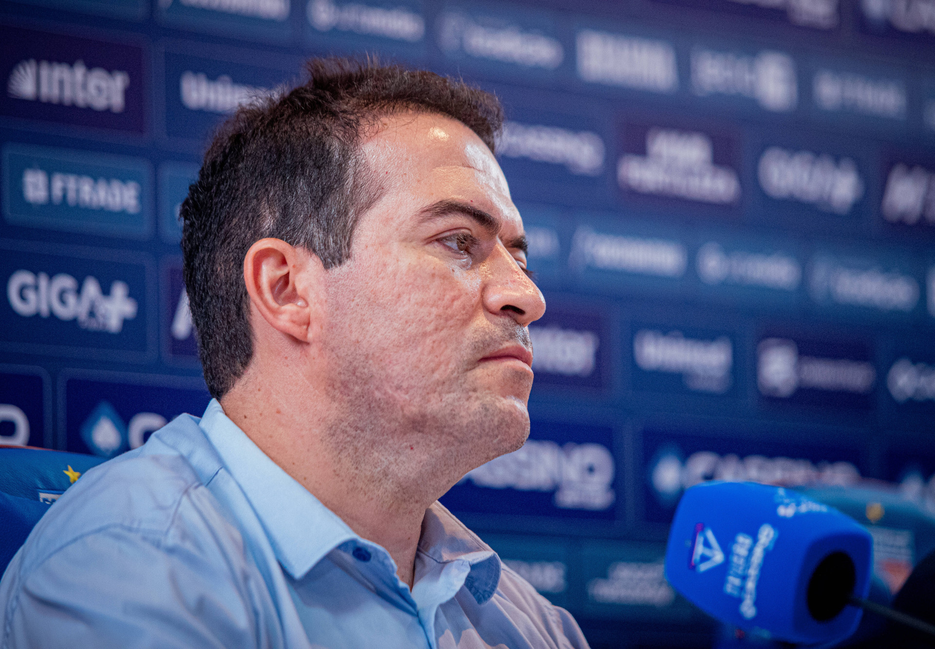 Marcelo Paz, CEO da SAF do Fortaleza, em entrevista coletiva