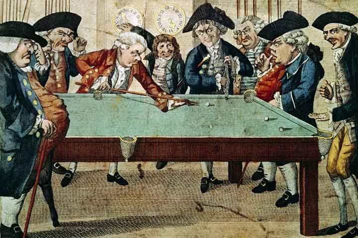 O nome sinuca vem do termo inglês snooker, que na época era usado para descrever cadetes inexperientes.