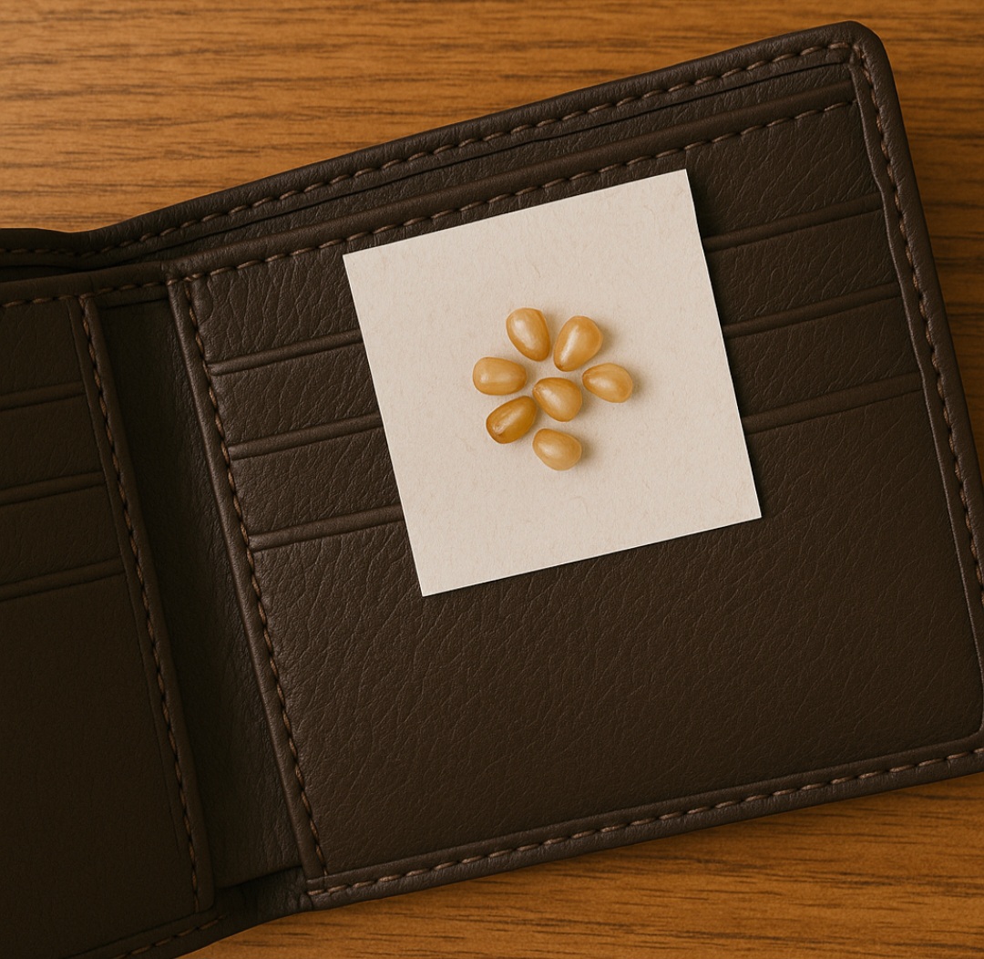 Colocar romã na carteira para atrair dinheiro - De influência cristã e europeia, associada à fartura. Mais comum no Sul e Sudeste, durante o Ano Novo.