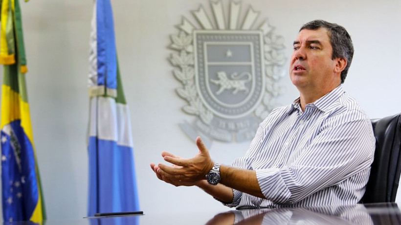 Eduardo Riedel, governador do Mato Grosso do Sul