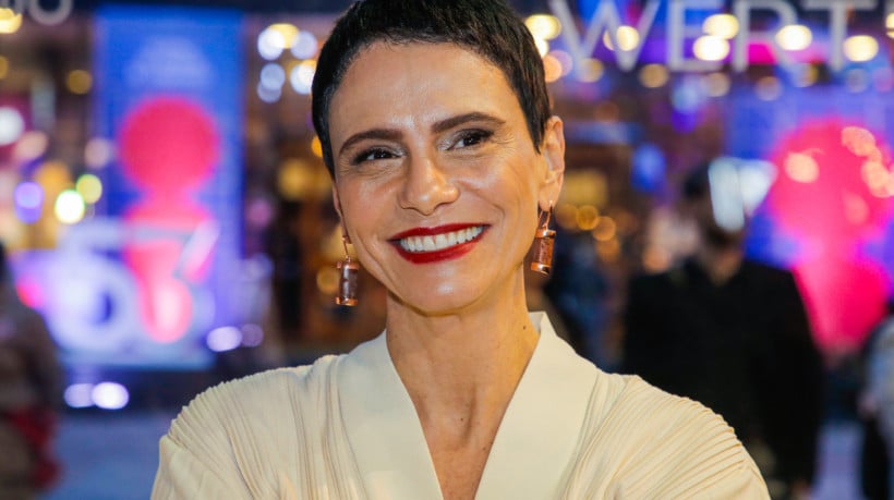 18/08/2025 - 53º Festival de Cinema de Gramado - Calçada da fama com a atriz Malu Galli | Foto oficial: Edison Vara/Ag.Pressphoto