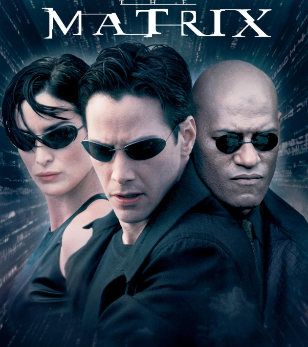 “Matrix” (1999): dirigido por Lana e Lilly Wachowski, com Keanu Reeves, Laurence Fishburne e Carrie-Anne Moss, ganhou quatro Oscars técnicos, incluindo Melhor Edição de Som e Efeitos Visuais.