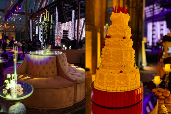 Entre um buffet sofisticado, bolos temáticos e três mudanças de look da aniversariante, a decoração parece não ter agradado muito os internautas.