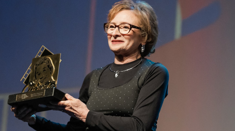 19/08/2025 - 53º Festival de Cinema de Gramado - Atriz Marcélia Cartaxo recebe a homenagem Troféu 