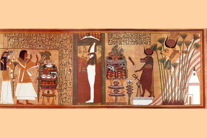 Originalmente chamado Livro da Saída para a Luz do Dia, o documento integrava rituais de sepultamento. 