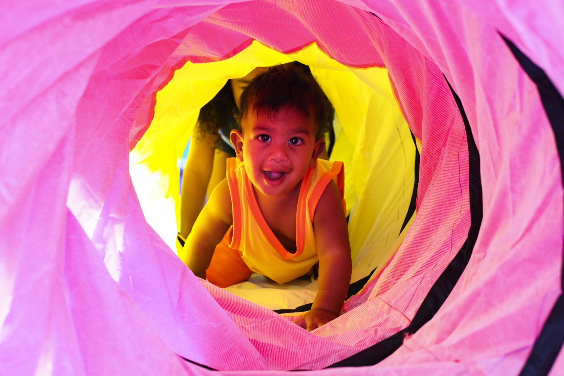 Creche dispõe de berçário, refeitório e espaços para brincadeiras das crianças