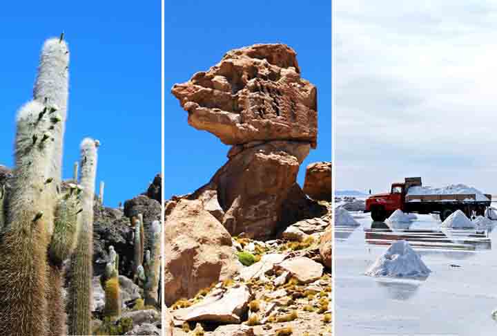 Situado no sudoeste da Bolívia, o Salar de Uyuni é uma das paisagens mais surreais do planeta. O lugar abriga muitos segredos e curiosidades impressionantes; descubra algumas!