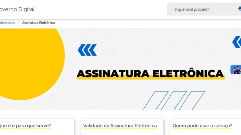 Assinatura Digital Gov.br