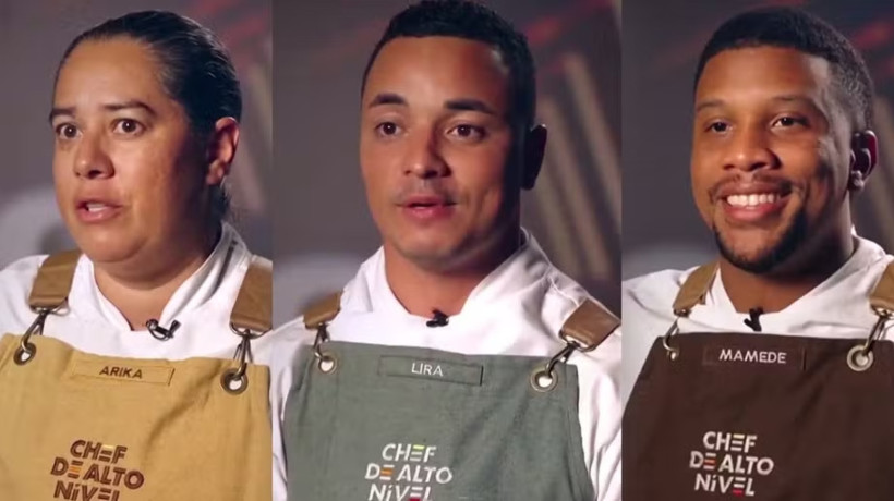 Arika, Lira e Mamede disputaram a final da primeira edição de Chef de Alto Nível. Saiba quem ganhou: