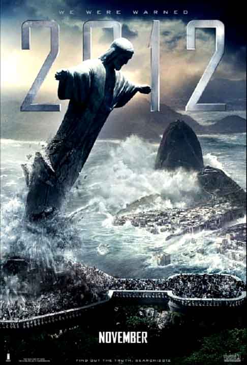 Outro filme sobre o fim da humanidade é 2012, lançado em 2009. Catástrofe e eventos apocalípticos resumem essa trama.